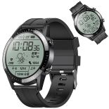 ZEGAREK SMARTWATCH MĘSKI ROZMOWY PL MENU WODOODPORNY TRYBY SPORTOWE ZDROWIE