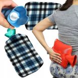 TERMOFOR GUMOWY W POKROWCU OGRZEWACZ NA WODĘ W SWETERKU PLUSZ 1,8L GRZEJĄCY