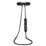 SŁUCHAWKI SPORTOWE BEZPRZEWODOWE BLUETOOTH DOUSZNE -E023 Czarne
