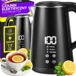 CZAJNIK ELEKTRYCZNY 1500W 1,6L BEZPRZEWODOWY REGULACJA TEMPERATURY DOTYKOWY - OR1298