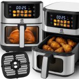 A-D FRYTKOWNICA BEZTŁUSZCZOWA DUŻA 5,5L PIEKARNIK 1800 W AIR FRYER 7 PROGRAMÓW -OR1102