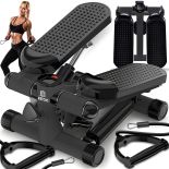 STEPPER STEPER PROSTY Z LINKAMI DO ĆWICZEŃ REGULACJA FITNESS LICZNIK LCD - S242-1