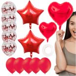 ZESTAW BALONÓW URODZINY 14sztuk + wstążka gratis