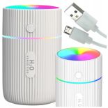 DYFUZOR NAWILŻACZ POWIETRZA ZAPACHOWY AROMATERAPIA LAMPKA NOCNA BIAŁY 2W1