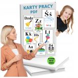 POMOCE DYDAKTYCZNE PDF TABLICE LITERY KARTY PRACY KLASY 1-3 DO DRUKU