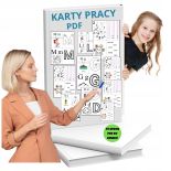 POMOCE DYDAKTYCZNE PDF LITEROWE WKLEJKI KARTY PRACY KLASY 1-3 DO DRUKU