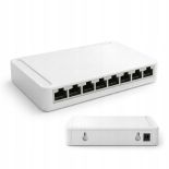 SWITCH SIECIOWY 8 PORTÓW ETHERNET ROZDZIELACZ LAN RJ45 10/100 MB/S INTERNET