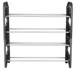 PÓŁKA NA BUTY REGAŁ SZAFA SZAFKA STOJAK NA OBUWIE 4 POZIOMY ORGANIZER 63CM