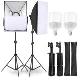 LAMPY FOTOGRAFICZNE STATYW SOFTBOX 50X70cm -E230 - INNE ŻARÓWKI