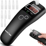 PRECYZYJNY ALKOMAT KALIBRACJE 5x USTNIKI TESTER -E263