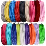 FILAMENT PLA 1.75mm WKŁADY DO DŁUGOPISU 3D PEN 100m 20 KOLORÓW x 5m - D038