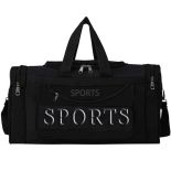 TORBA PODRÓŻNA DUŻA 20L SPORTOWA TRENINGOWA BAGAŻ - wysyłamy czarną