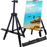 SZTALUGA MALARSKA ALUMINIOWA PLENEROWA 158CM + ETUI