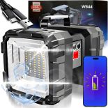 LATARKA LED TAKTYCZNA MOCNA AKUMULATOROWA SZPERACZ USB REFLEKTOR 1000LM 40W