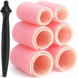 WAŁKI DO WŁOSÓW RZEPY 6 SZTUK DO UNOSZENIA LOKÓW GRUBE 3 ROZMIARY Z RĄCZKĄ