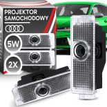 LED LOGO PROJEKTOR do AUDI A3 A4 A5 A6 A7 A8 Q3 Q5 Q7 R8 TT HD 20+ WZORÓW -MR151
