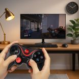 BEZPRZEWODOWY GAMEPAD PAD DO TELEFONU ANDROID iOS BLUETOOTH 4.0 KONTROLER -E075