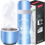 KUBEK TERMICZNY TERMOS PRÓŻNIOWY STAL 500ML + KUBEK