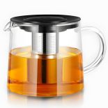 SZKLANY DZBANEK DO ZAPARZANIA HERBATY Z ZAPARZACZEM ZAPARZACZ DO KAWY 1,5L