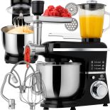 ROBOT KUCHENNY PLANETARNY Z MISĄ BLENDER MASZYNKA DO MIĘSA MIKSER 5w1 3200W
