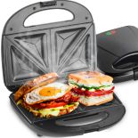 OPIEKACZ TOSTER DO KANAPEK CERAMICZNY DO CHRUPIĄCYCH TOSTÓW SANDWICH 750 W