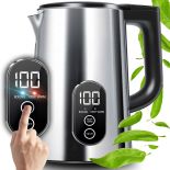CZAJNIK ELEKTRYCZNY Z REGULACJĄ TEMPERATURY 1,8L DOTYKOWYSTALOWY 1800W