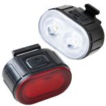 LAMPKA ROWEROWA PRZÓD TYŁ LED MOCNA AKUMULATOROWA NA ROWER PRZEDNIA ZESTAW - ER1030