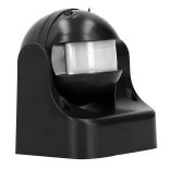 CZUJNIK RUCHU ZMIERZCHU ŚCIENNY PIR ZEWNĘTRZNY LED NATYNKOWY CZUJKA SENSOR -E649
