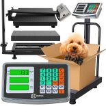 KONTENER WAGA MAGAZYNOWA ELEKTRONICZNA SKLEPOWA PLATFORMOWA 150 kg DOKŁADNA TOWAROWA - ER1256