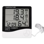 TERMOMETR HIGROMETR ELEKTRONICZNY SONDA STACJA -E564