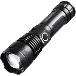 LATARKA TAKTYCZNA MOCNA LED AKUMULATOROWA SURVIVALOWA WOJSKOWA USB 5 TRYBÓW - ER1264