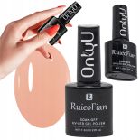 JASNY BRZOSKWINIOWY HYBRYDOWY LAKIER DO PAZNOKCI Z POŁYSKIEM UV ONLYU 7,3ML