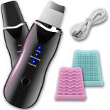 PEELING KAWITACYJNY 5w1 DO TWARZY BEZPRZEWODOWY ULTRADŹWIĘKOWY+2 X NAKŁADKI