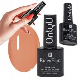 HYBRYDOWY LAKIER DO PAZNOKCI Z POŁYSKIEM UV JASNY BRĄZ MANICURE ONLYU 7,3ML