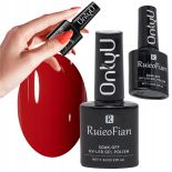 LAKIER DO PAZNOKCI Z POŁYSKIEM UV HYBRYDOWY ONLYU INTENSYWNY CZERWONY 7,3ML