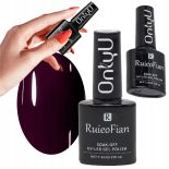 LAKIER DO PAZNOKCI HYBRYDOWY Z POŁYSKIEM UV ONLYU CIEMNY FIOLETOWY 7,3ML