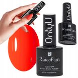 HYBRYDOWY LAKIER DO PAZNOKCI Z POŁYSKIEM UV ONLYU JASKRAWY POMARAŃCZ 7,3ML