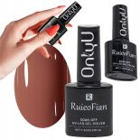 HYBRYDOWY LAKIER DO PAZNOKCI Z POŁYSKIEM UV ONLYU KARMELOWY 7,3ML