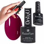 CZERWONY LAKIER HYBRYDOWY DO PAZNOKCI Z POŁYSKIEM UV ONLYU MOCNY 7,3ML