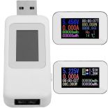 WOLTOMIERZ CYFROWY USB MIERNIK TESTER NAPIĘCIA AMPEROMIERZ WATOMIERZ LCD