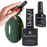 HYBRYDOWY LAKIER DO PAZNOKCI Z POŁYSKIEM UV ONLYU 7,3ML CIEMNY OLIWKOWY