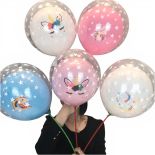 JEDNOROŻEC BALONY LATEKSOWE Z PATYCZKAMI OZDOBA IMREZA URODZINY 35CM 7SZTUK