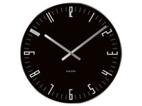 Zegar ścienny Slim Index black by Karlsson