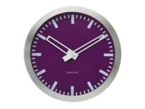 Zegar ścienny Colour Splash mini purple by Karlsson