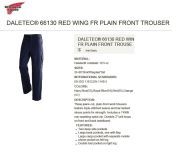 Spodnie Olejoodporne, trudnopalne, antystatyczne Daletec® 66130 Red Wing FR Plain Front Trouser