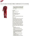 Kombinezon trudnopalny, antystatyczny DALETEC® 61130 RED WING TEMPERATE FR COVERALL