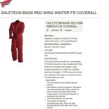 Kombinezon ochronny Daletec® 60430 Red Wing Winter FR Coverall