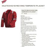Kurtka trudnopalna, antystatyczna DALETEC® 62130 RED WING TEMPERATE FR JACKET