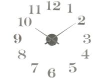Zegar ścienny DIY Grand Numbers silver