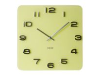 Zegar ścienny Vintage lime yellow
